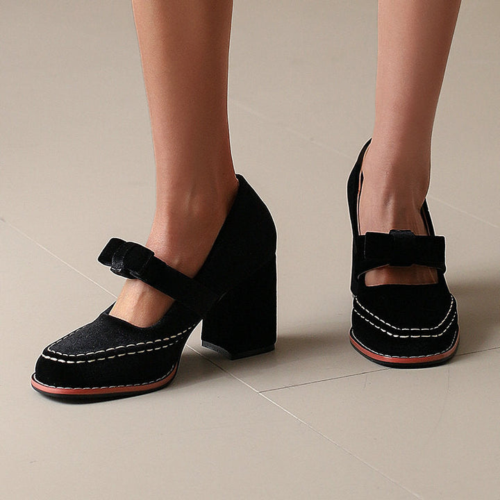 Clair Block Heels