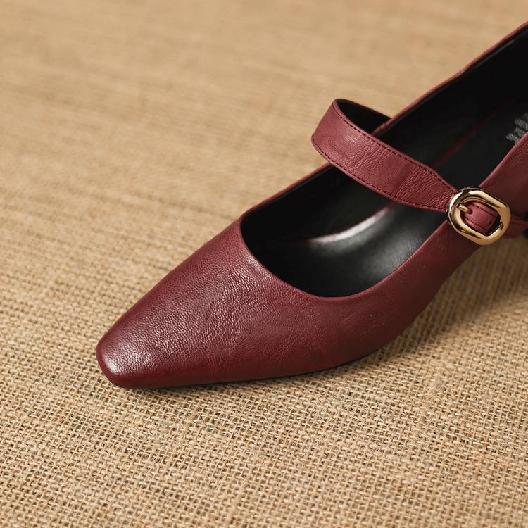 Azra Genuine Leather Heels