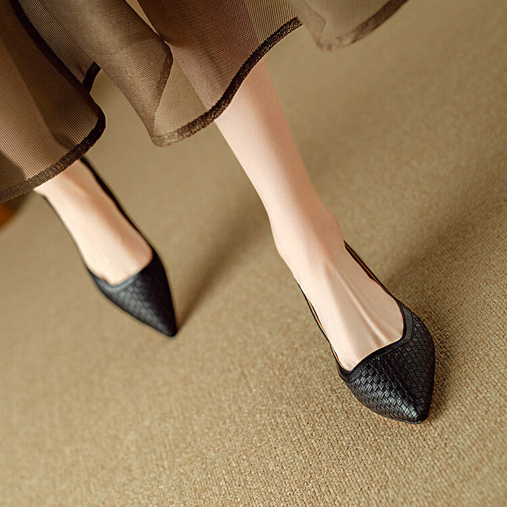 Enzo Genuine Leather Heels