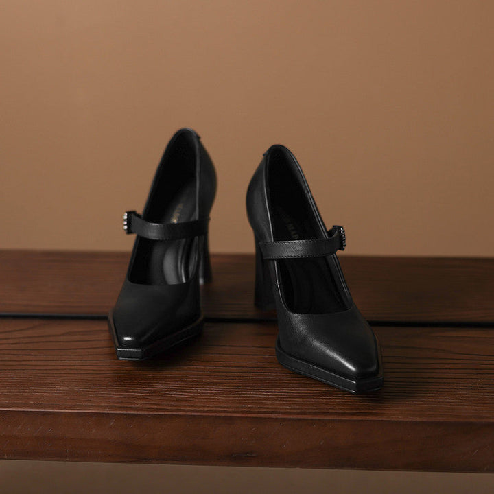 Claya Genuine Leather Heels