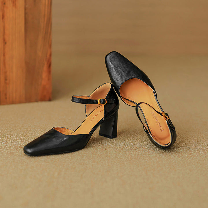 Amaris Genuine Leather Heels