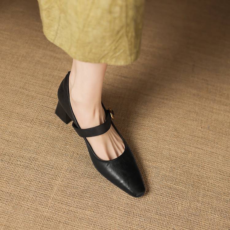 Azra Genuine Leather Heels