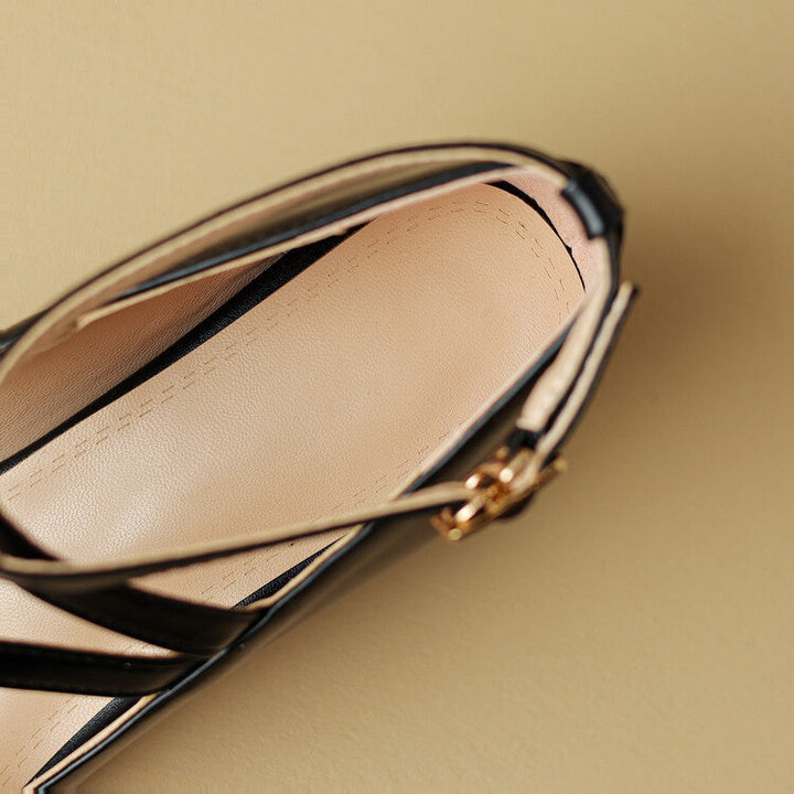 Elva Leather Heels