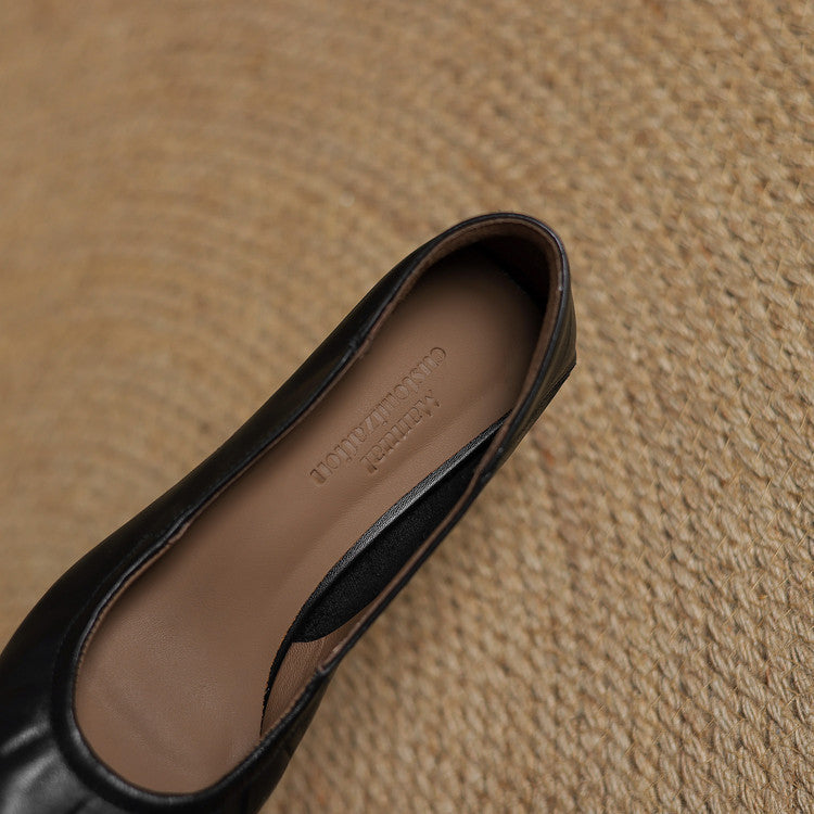 Liora Genuine Leather Heels