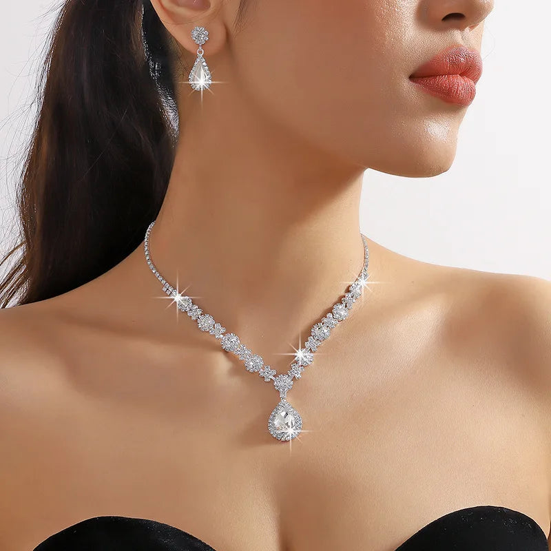 Timeless Crystal Garden Jewellery Set