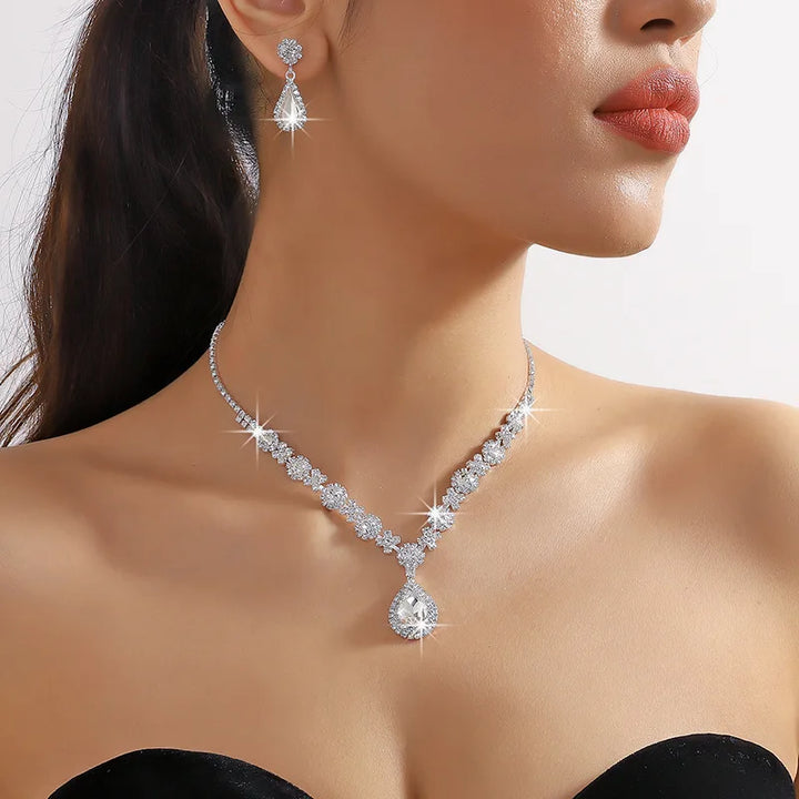 Timeless Crystal Garden Jewellery Set