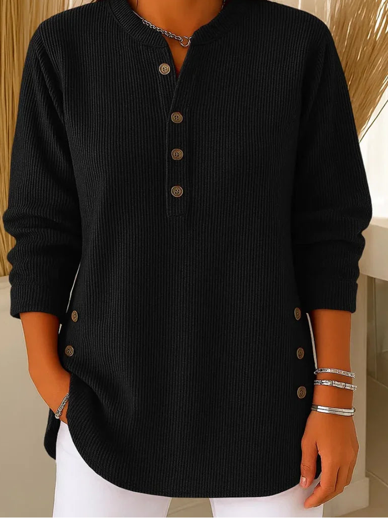 Noréa | Sweater with Subtle Button Details