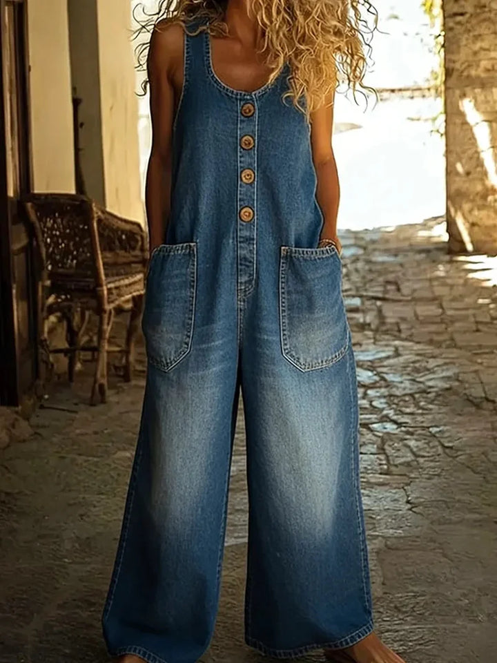 Elmora™ | Comfort Denim Jumpsuit