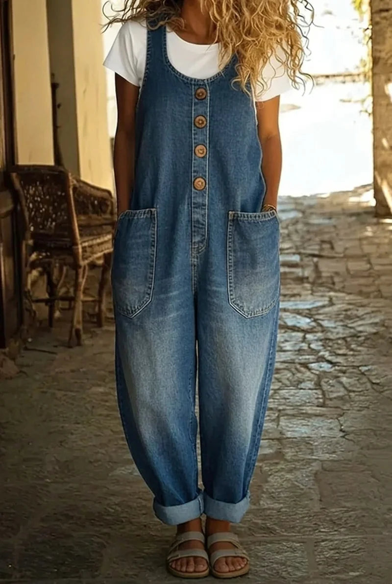 Elmora™ | Comfort Denim Jumpsuit