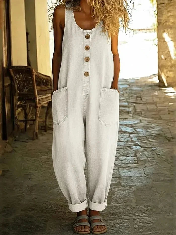 Elmora™ | Comfort Denim Jumpsuit