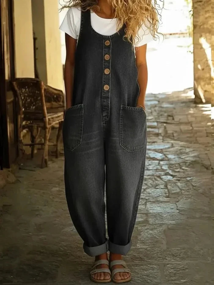 Elmora™ | Comfort Denim Jumpsuit