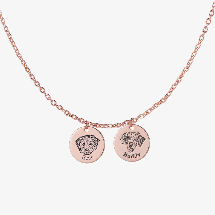 Custom Necklace with Pet's Face