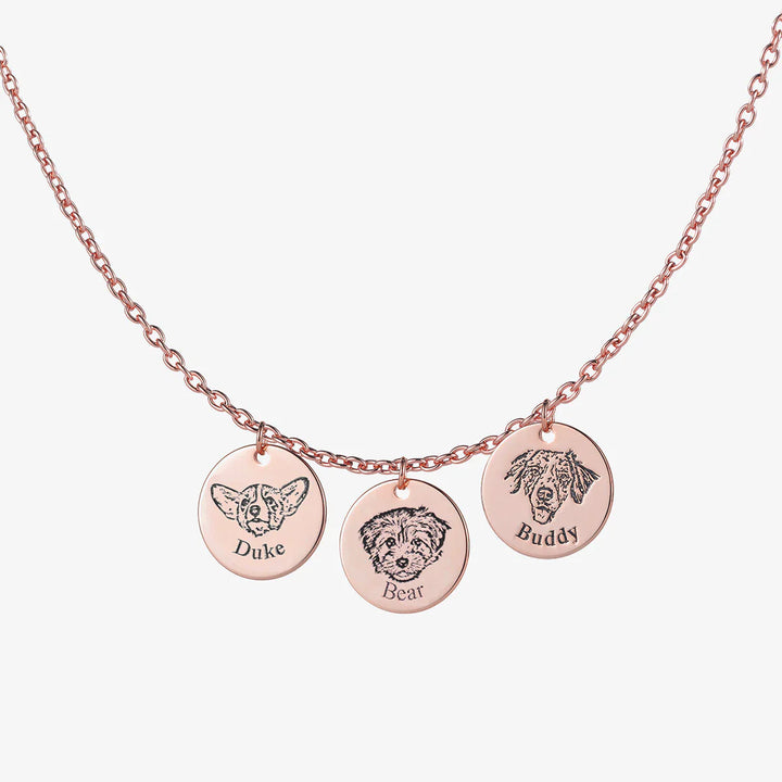 Custom Necklace with Pet's Face