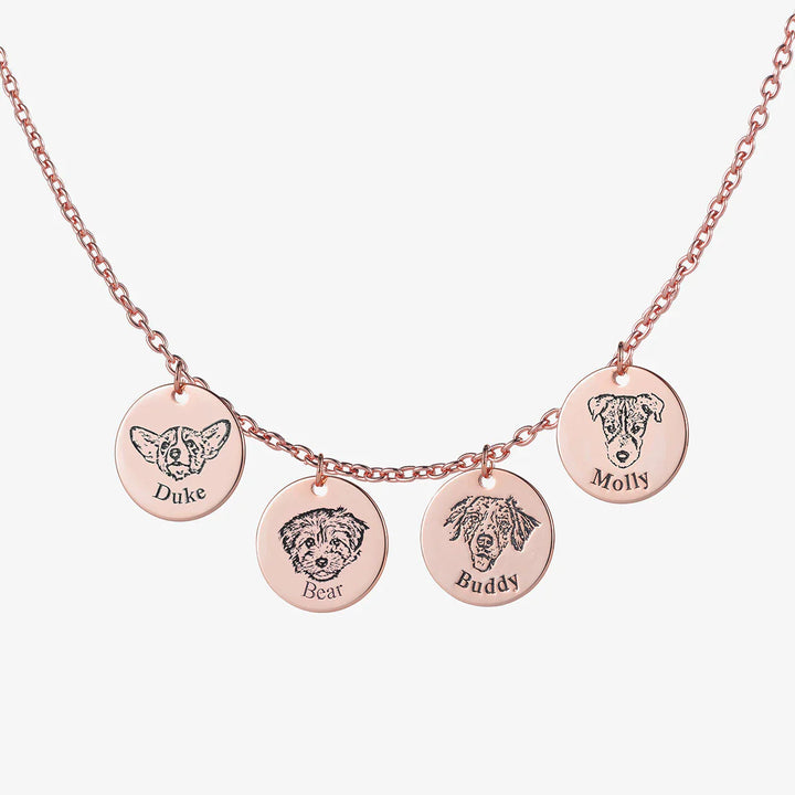 Custom Necklace with Pet's Face