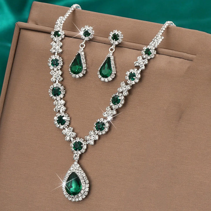 Timeless Crystal Garden Jewellery Set
