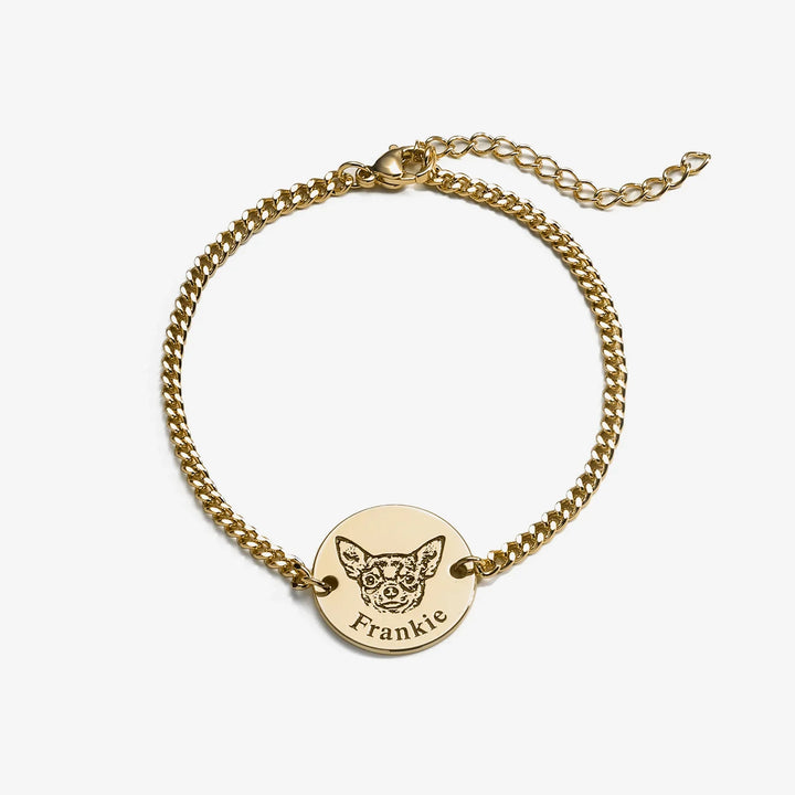 Personalised Bracelet with Animal's Face