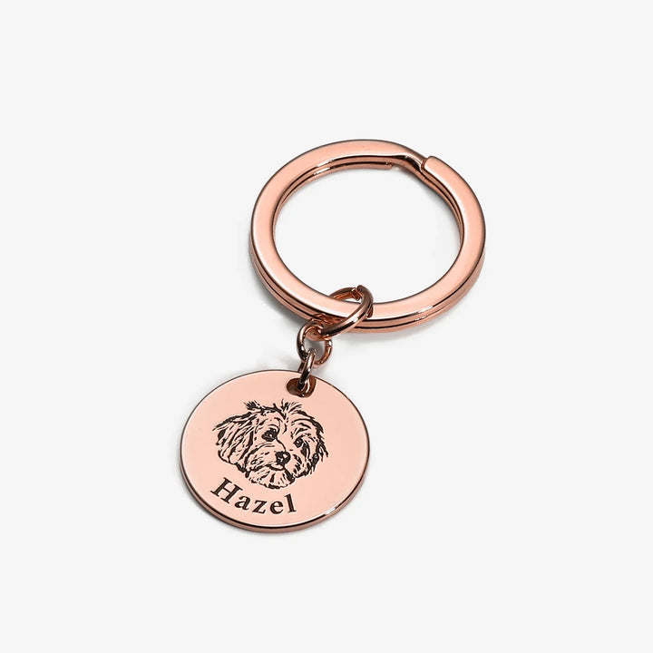 Personalised Keyring with Pet's Face
