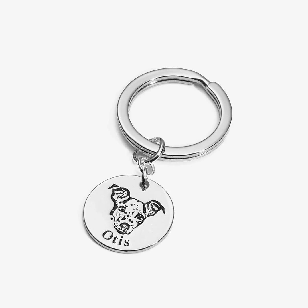 Personalised Keyring with Pet's Face