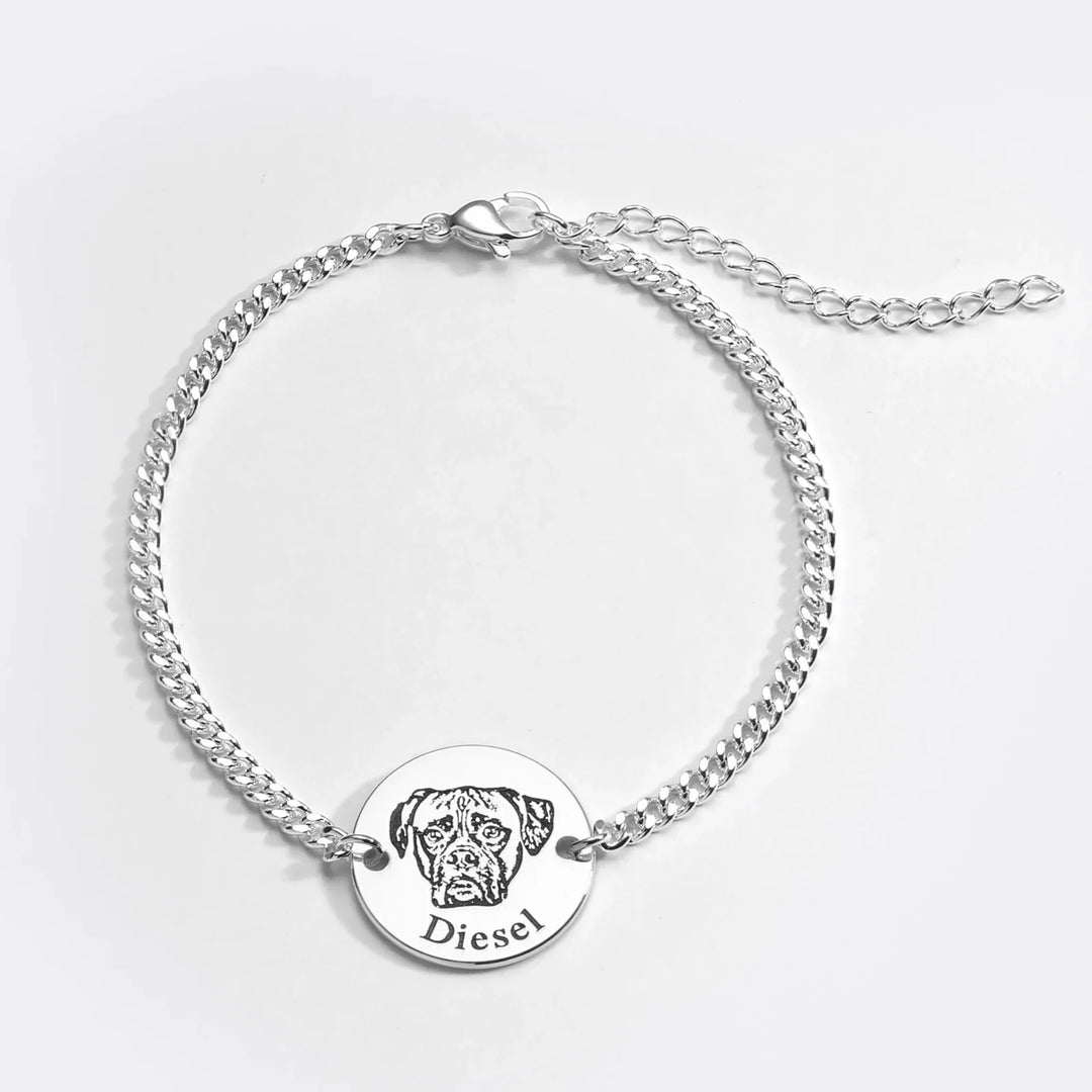 Personalised Bracelet with Animal's Face