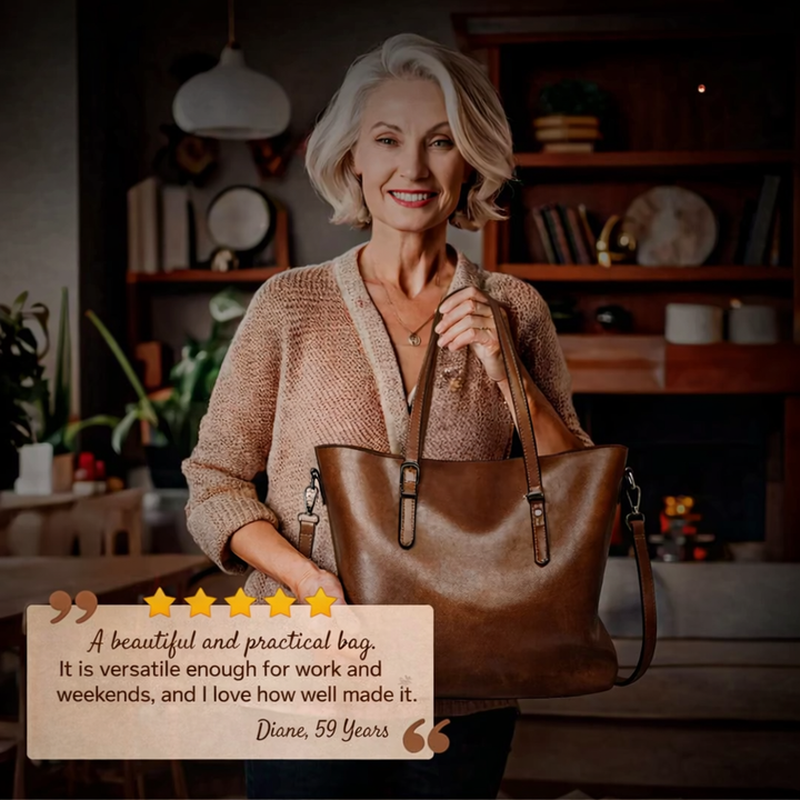 Ashley™ | Carry It All Day — Leather Shoulder Bag