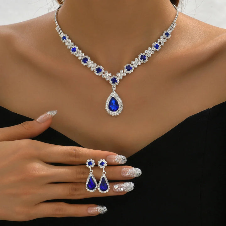 Timeless Crystal Garden Jewellery Set