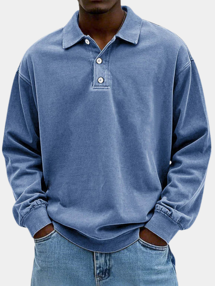 NOVAE | CASUAL POLO SWEATER