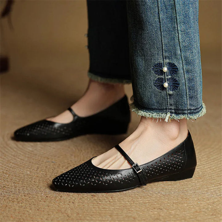 Kyla Genuine Leather Flats