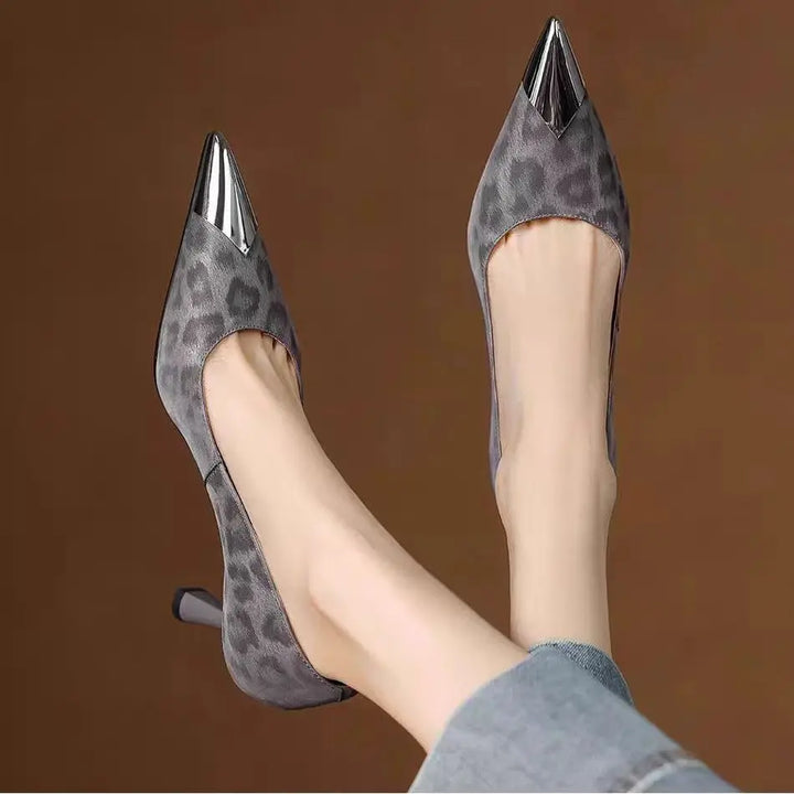 Livia Genuine Leather Heels