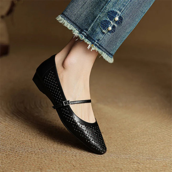 Kyla Genuine Leather Flats