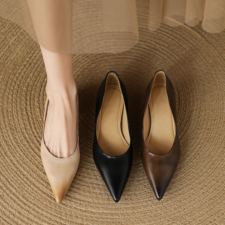 Avine Genuine Leather Flats