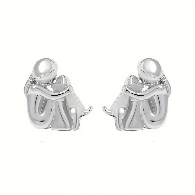 Embrace Dog Earrings – A Symbol of Love & Loyalty