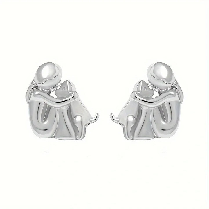 Embrace Dog Earrings – A Symbol of Love & Loyalty