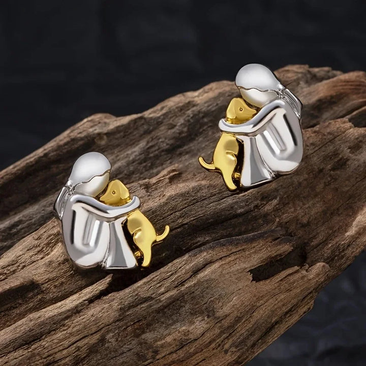 Embrace Dog Earrings – A Symbol of Love & Loyalty