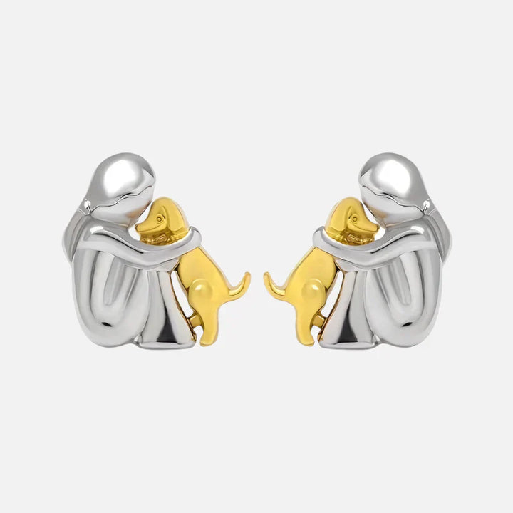 Embrace Dog Earrings – A Symbol of Love & Loyalty