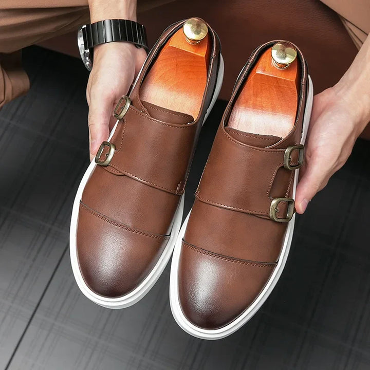 Zyden Genuine Leather Loafers