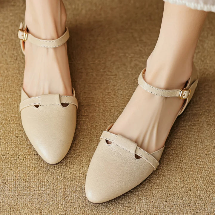 Laney Genuine Leather Heels