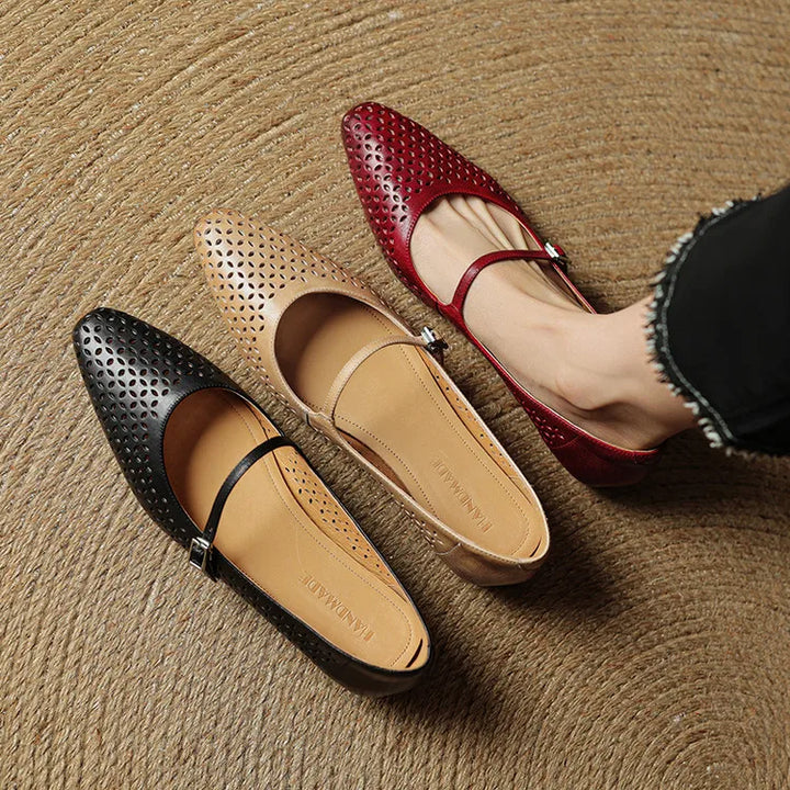 Kyla Genuine Leather Flats