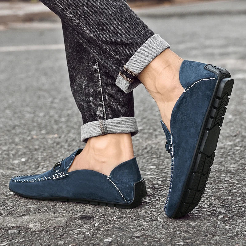 Astire Genuine Suede Loafers