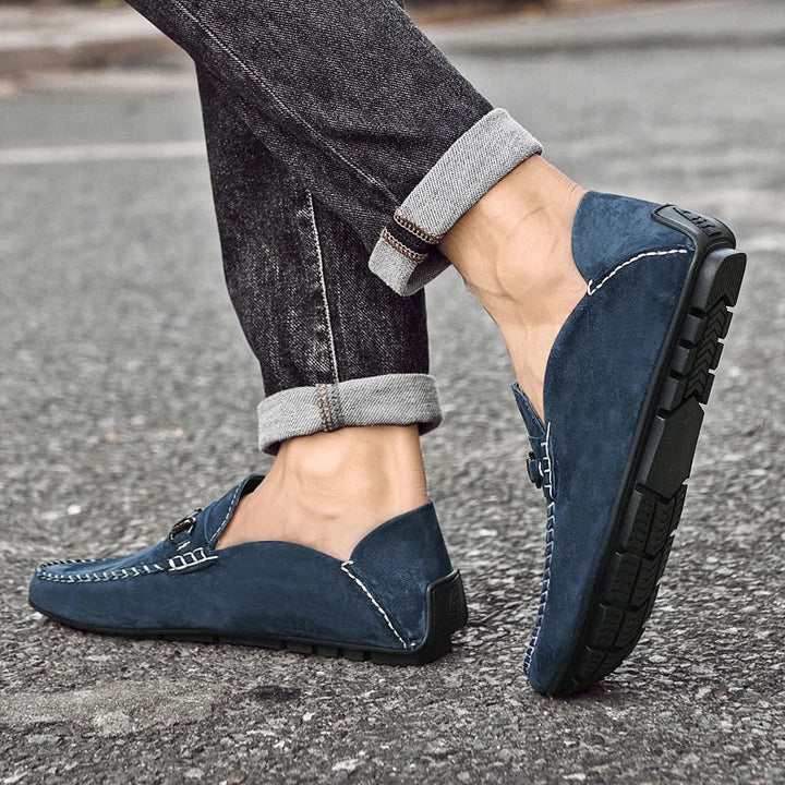 Astire Genuine Suede Loafers