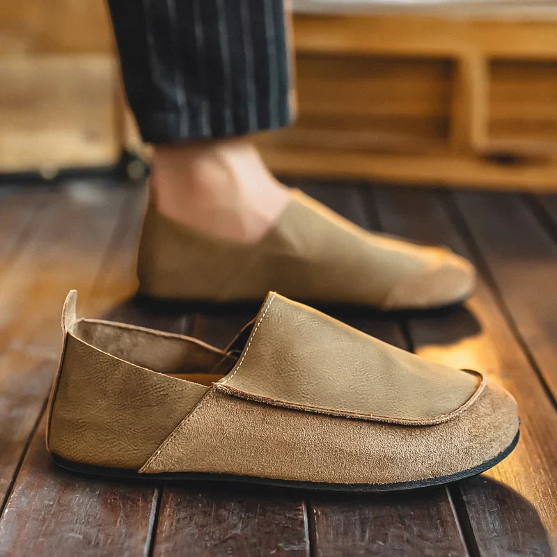Lior | Suede & Leather Slip-Ons