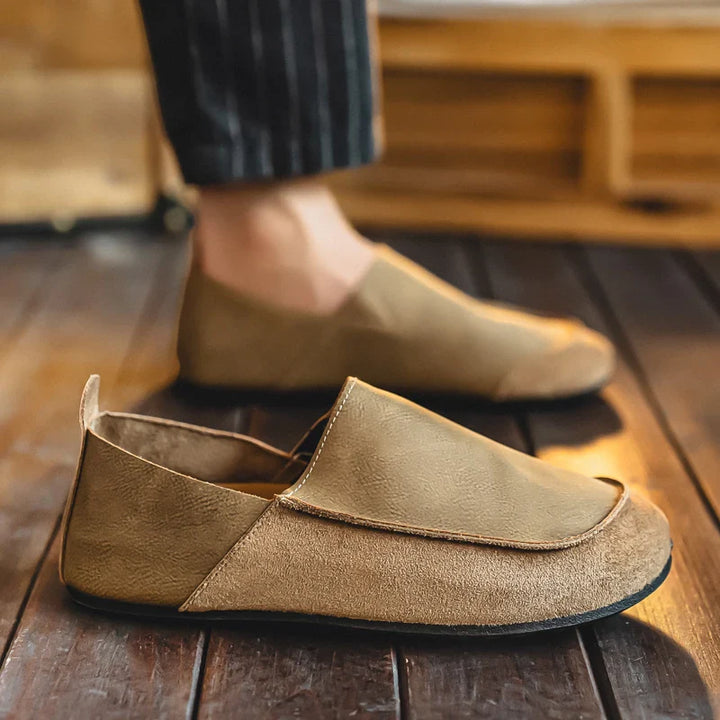 Lior | Suede & Leather Slip-Ons