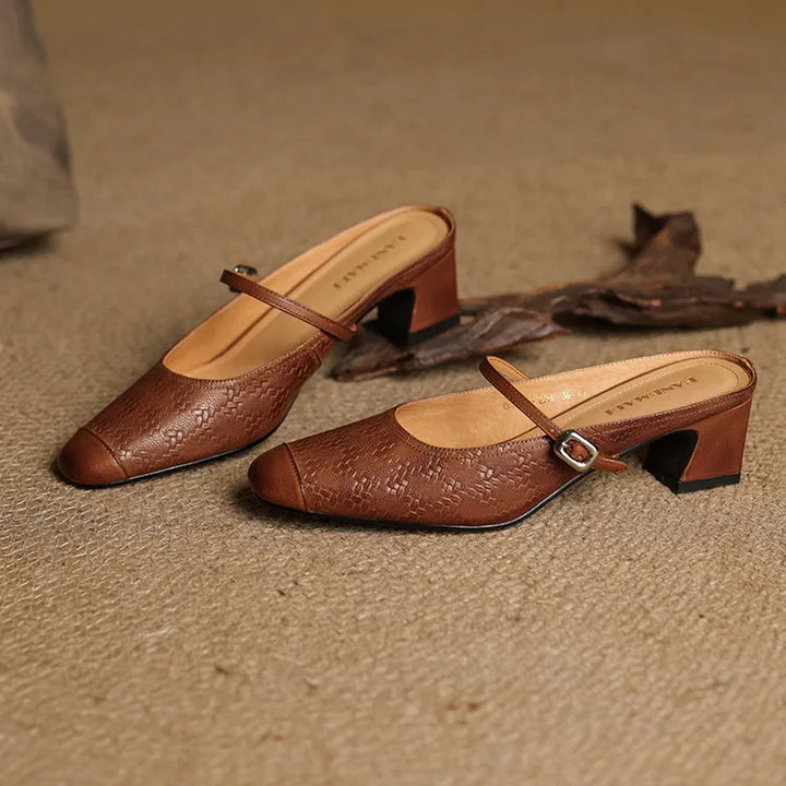 Berla Genuine Leather Mules