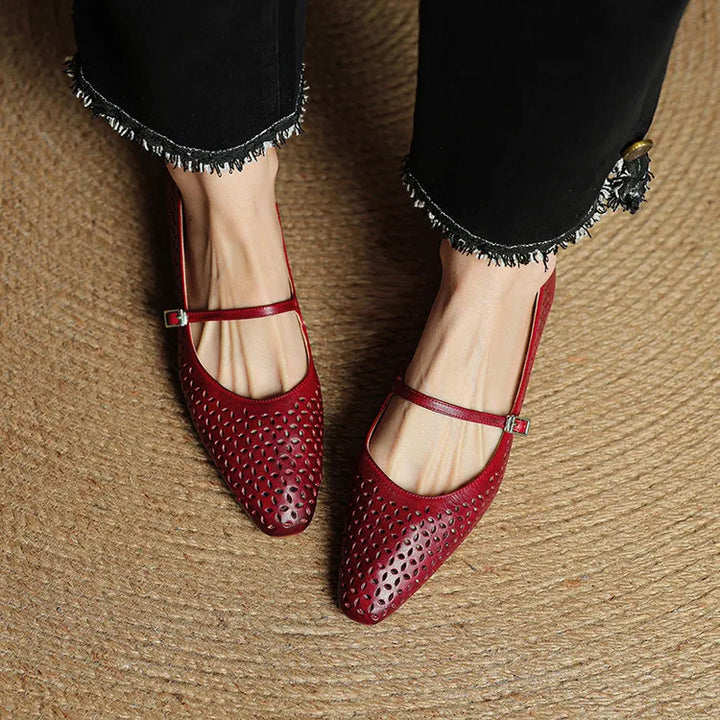 Kyla Genuine Leather Flats