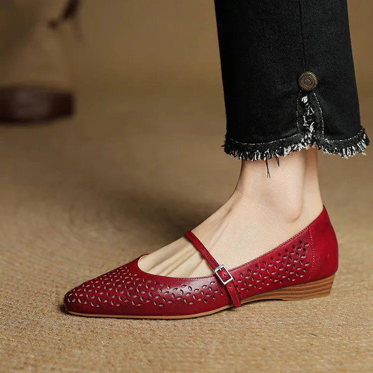 Kyla Genuine Leather Flats