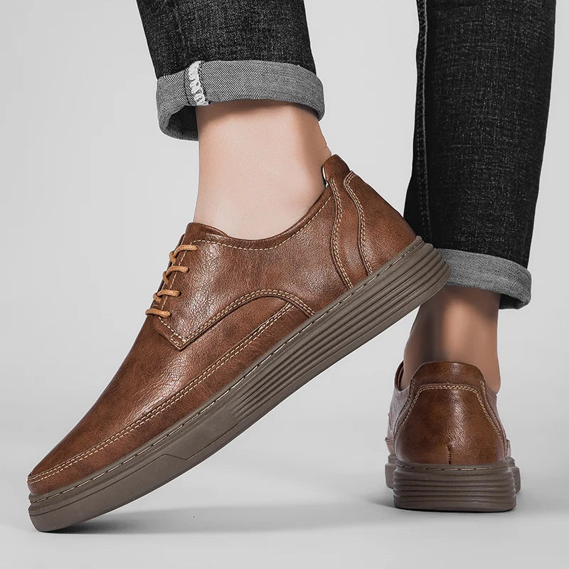 Athen Genuine Leather Sneakers