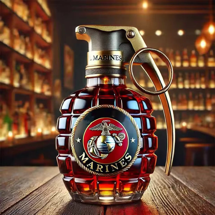Grenade Limited Edition Whiskey Decanter