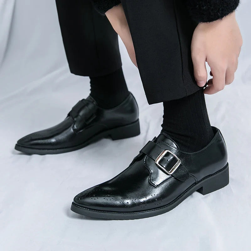 Bucklor Genuine Leather Shoes