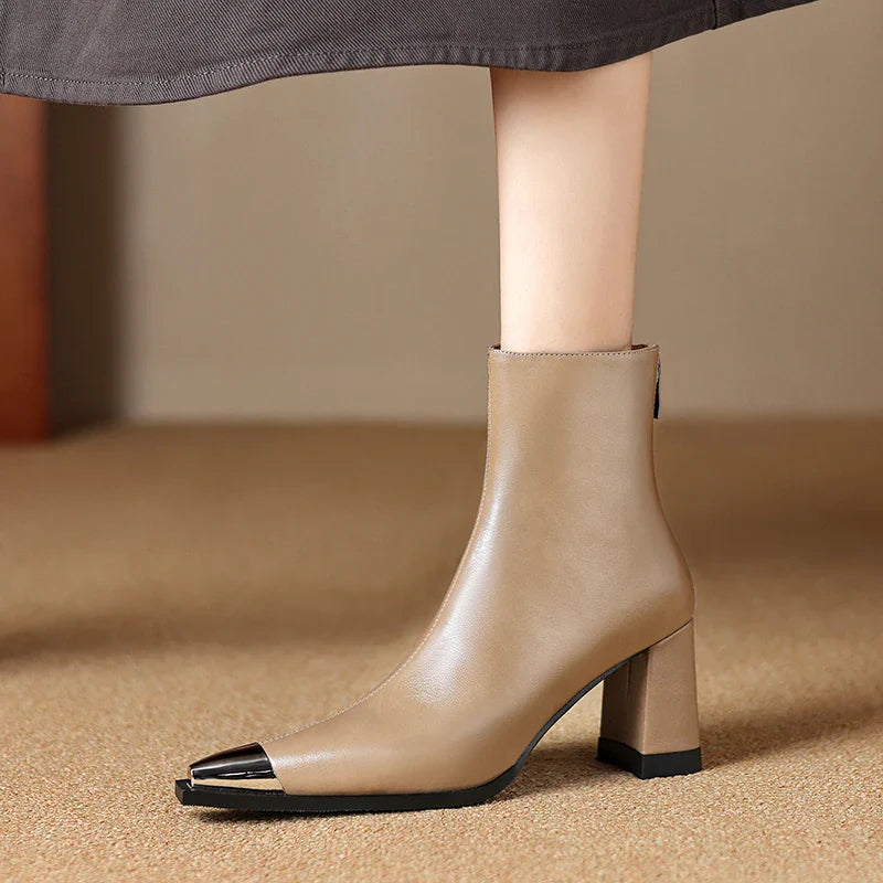 Elyth Genuine Leather Boots