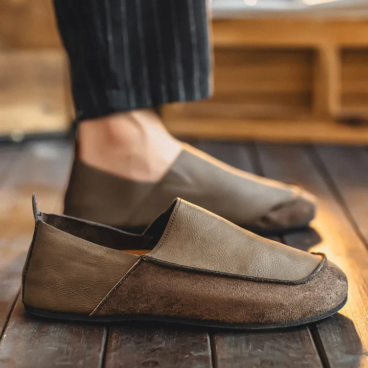 Lior | Suede & Leather Slip-Ons