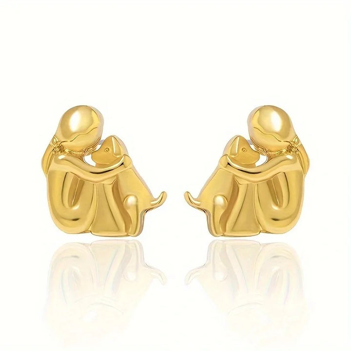 Embrace Dog Earrings – A Symbol of Love & Loyalty